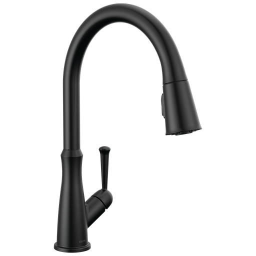 Delta Westville®: Single Handle Pull-Down Kitchen Faucet - Single Handle Lever - Matte Black