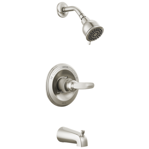 Delta Foundations®: Monitor® 13 Series Tub & Shower Trim - Single Handle Lever - Stainless