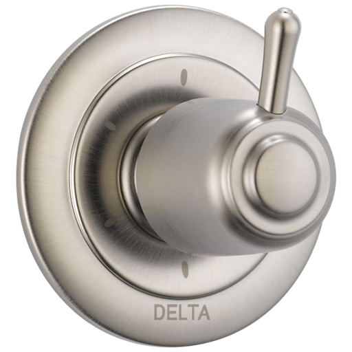 Delta Other: 6-Setting 3-Port Diverter Trim - Single Handle Lever - Stainless