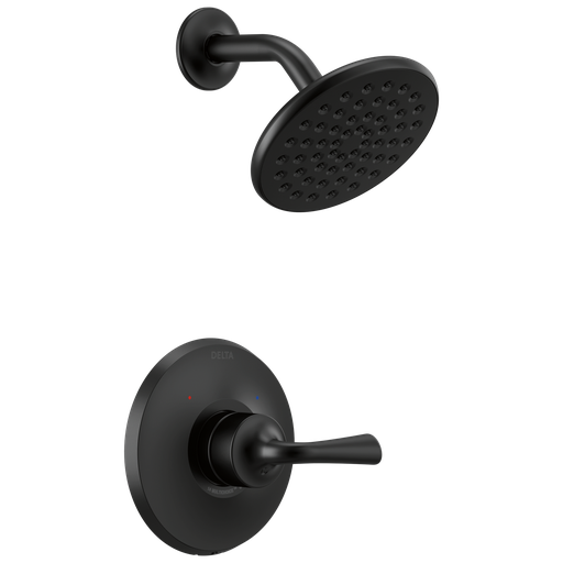 Delta Kayra®: Monitor 14 Series Shower Trim - Single Handle Lever - Matte Black