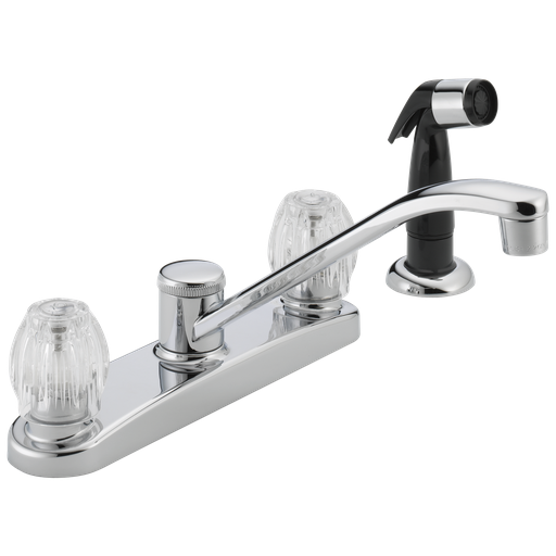 Peerless Core: Two Handle Kitchen Faucet - Two Handle Knob - Chrome