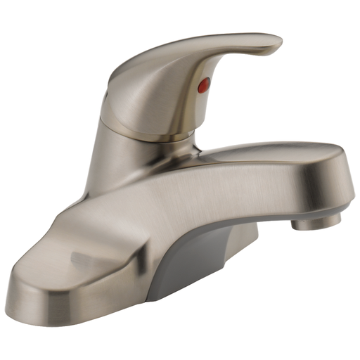 Peerless Core: Single Handle Bathroom Faucet - Single Handle Lever - Brushed Nickel