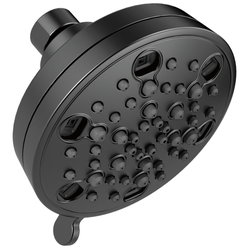 Delta Universal Showering Components: H2Okinetic® 5-Setting Contemporary Shower Head - Matte Black