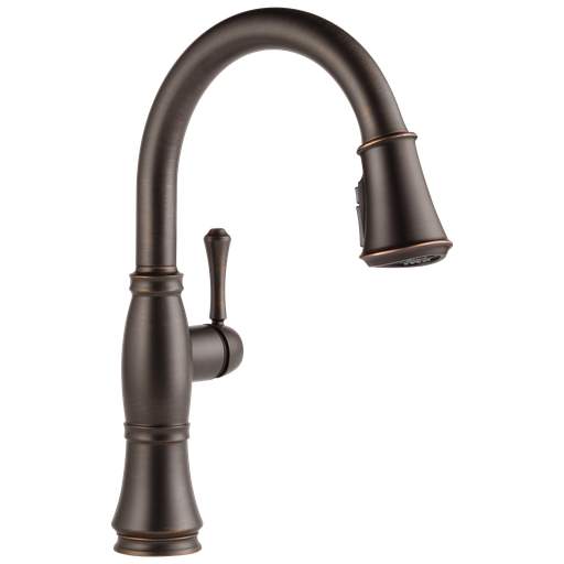 Delta Cassidy®: Single Handle Pull-Down Kitchen Faucet With Shieldspray® Technology - Single Handle Lever - Venetian Bronze