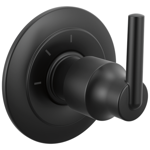 Delta Trinsic®: 3-Setting 2-Port Diverter Trim - Single Handle Lever - Matte Black