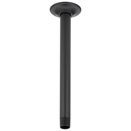 Delta Universal Showering Components: Shower Arm & Flange 10" Ceiling Mount - Matte Black