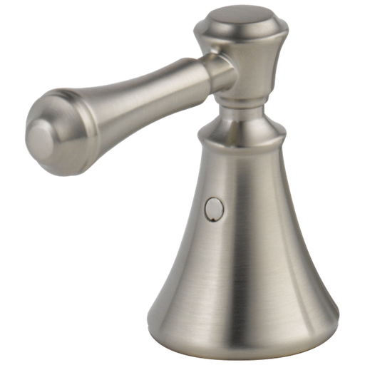 Delta Cassidy®: Metal Lever Handle Set - Deck Mount Bathroom & Bidet - Two Handle Lever - Stainless