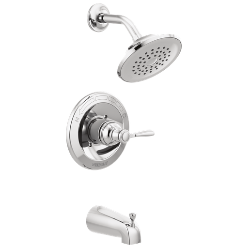 Peerless Elmhurst®: Tub Shower Trim Kit - Single Handle Lever - Chrome