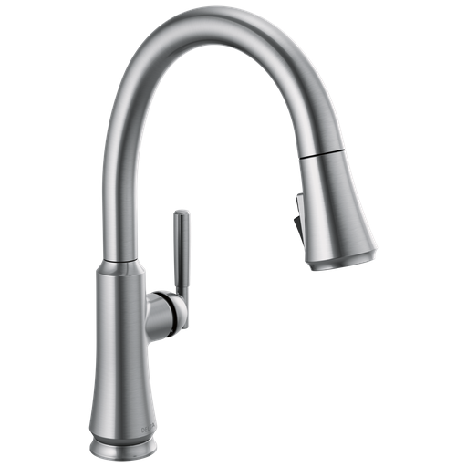 Delta Coranto®: Single Handle Pull-Down Kitchen Faucet - Single Handle Lever - Arctic Stainless