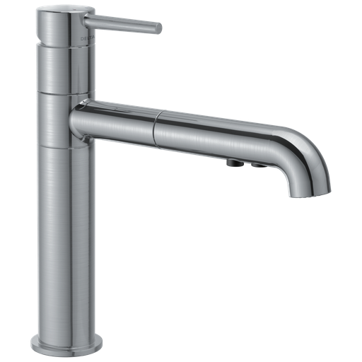 Delta Trinsic®: Single Handle Pull-Out Kitchen Faucet - Single Handle Lever - Arctic Stainless