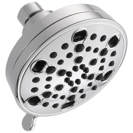 Delta Universal Showering Components: H2Okinetic® 5-Setting Contemporary Shower Head - Chrome