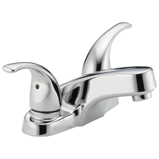 Peerless Core: Two Handle Bathroom Faucet - Two Handle Lever - Chrome