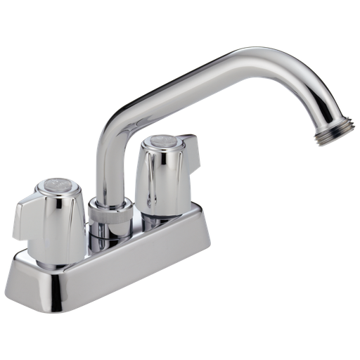 Peerless Core: Two Handle Laundry Faucet - Two Handle Blade - Chrome