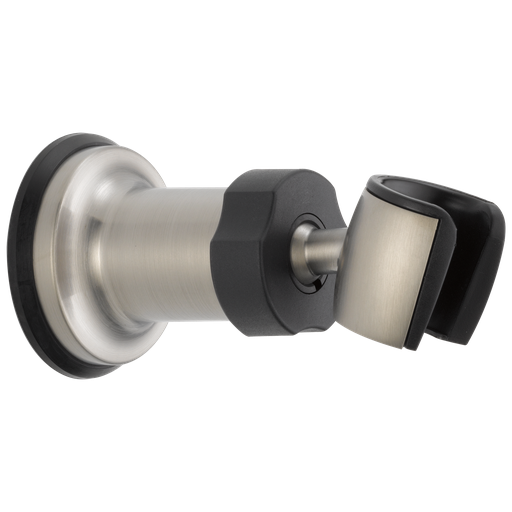 Delta Universal Showering Components: Adjustable Wall Mount For Hand Shower - Stainless
