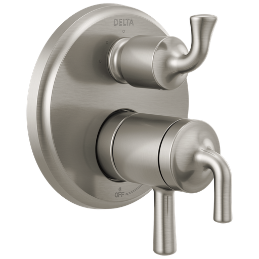 Delta Kayra®: 2-Handle Monitor 17 Series Valve Trim With 3- Or 6- Setting Diverter - Electronic - Stainless