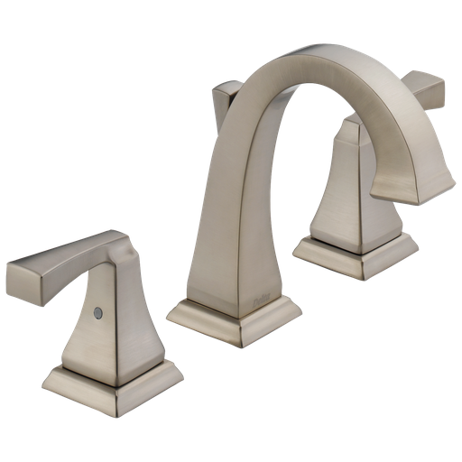 Delta Dryden™: Two Handle Widespread Bathroom Faucet - Two Handle Lever - Stainless
