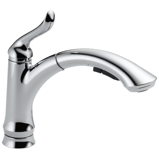 Delta Linden™: Single Handle Pull-Out Kitchen Faucet - Single Handle Lever - Chrome
