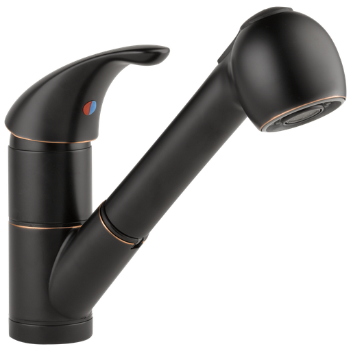 Peerless Core: Kitchen Pull-Out Faucet - Single Handle Lever - Oil Rubbed Bronze