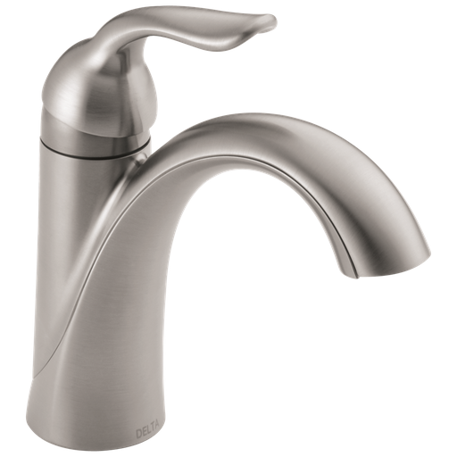 Delta Lahara®: Single Handle Bathroom Faucet - Single Handle Lever - Stainless