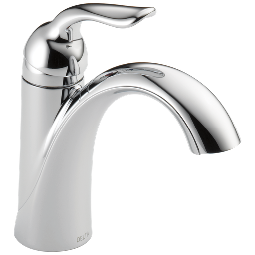 Delta Lahara®: Single Handle Bathroom Faucet - Single Handle Lever - Chrome