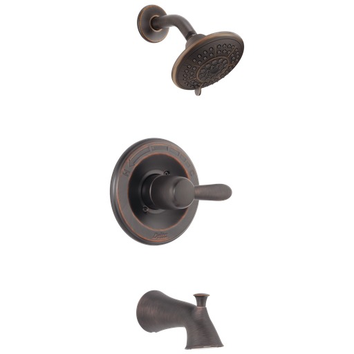 Delta Lahara®: Monitor® 14 Series Tub & Shower Trim - Single Handle Lever - Venetian Bronze