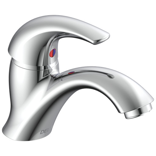 Commercial 22C: Single Handle Single Hole Lavatory Faucet - Less Pop-Up - Single Handle Lever - Chrome