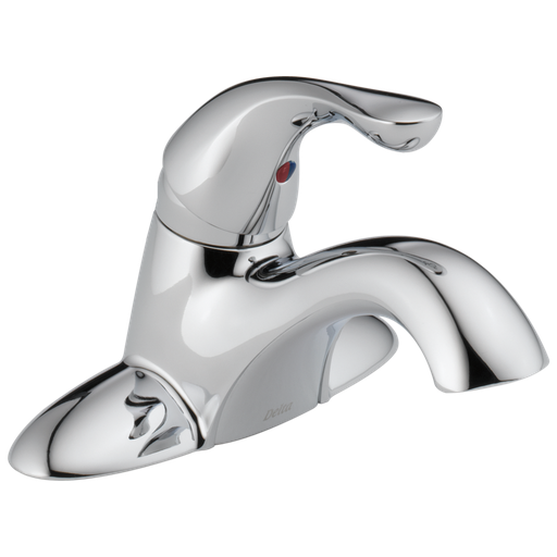 Delta Classic: Single Handle Centerset Bathroom Faucet - Single Handle Lever - Chrome