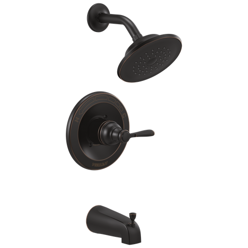 Peerless Elmhurst®: Tub Shower Trim Kit - Single Handle Lever - Oil Rubbed Bronze