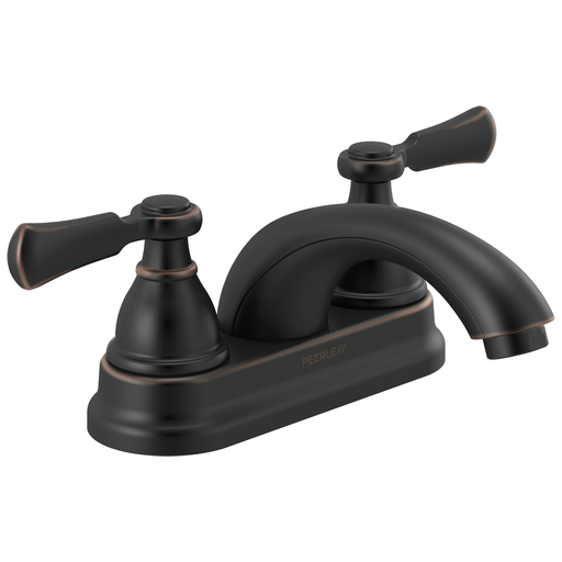 Peerless Elmhurst®: Two-Handle Centerset Bath Faucet - Two Handle Lever - Oil Rubbed Bronze