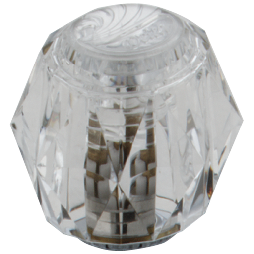 Delta Other: Clear Knob Handle Set - Two Handle Knob - Other Finishes