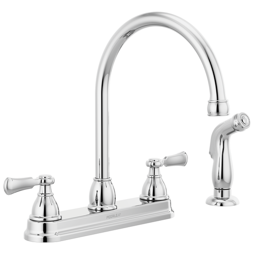 Peerless Elmhurst®: Two-Handle Kitchen Faucet With Spray - Two Handle Lever - Chrome