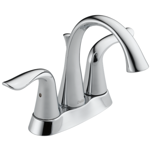 Delta Lahara®: Two Handle Centerset Bathroom Faucet - Two Handle Lever - Chrome