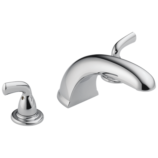 Delta Foundations®: Roman Tub Trim - Two Handle Lever - Chrome