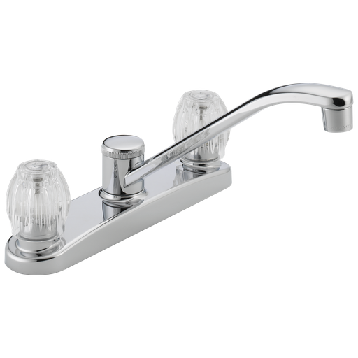 Peerless Core: Two Handle Kitchen Faucet - Two Handle Knob - Chrome