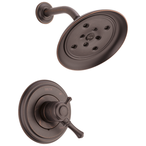 Delta Cassidy®: Monitor® 17 Series H2Okinetic® Shower Trim - Single Handle Lever - Venetian Bronze