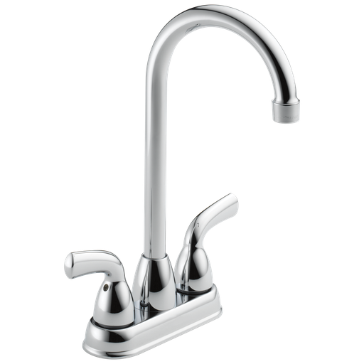 Delta Foundations®: Two Handle Bar / Prep Faucet - Two Handle Lever - Chrome