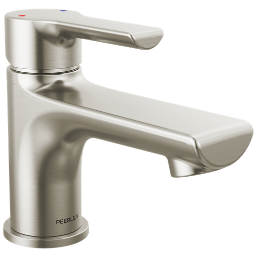 Peerless Flute™: Single Top Handle Lavatory Faucet - Single Handle Lever - Brushed Nickel