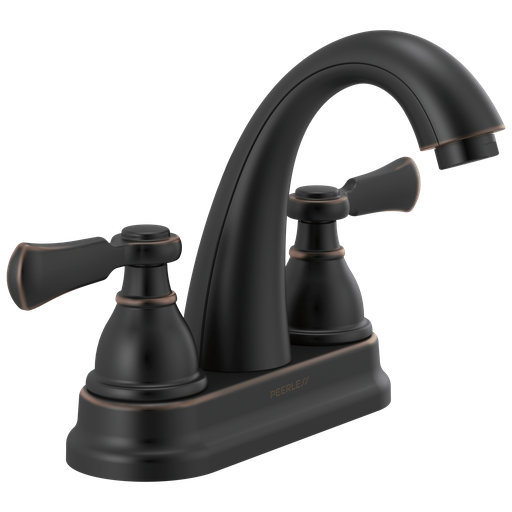 Peerless Elmhurst®: Two-Handle Centerset Bath Faucet - Two Handle Lever - Oil Rubbed Bronze