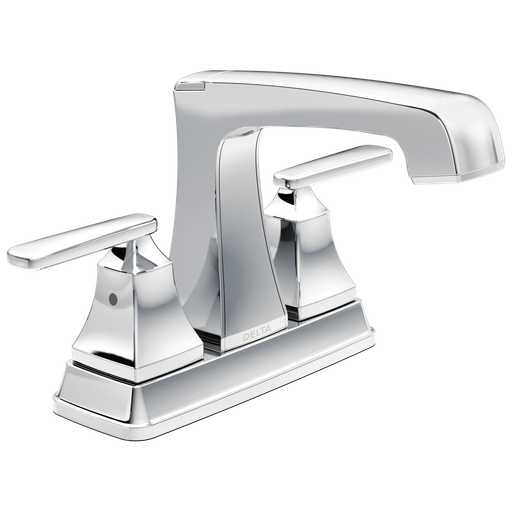 Delta Ashlyn®: Two Handle Centerset Bathroom Faucet - Two Handle Lever - Chrome