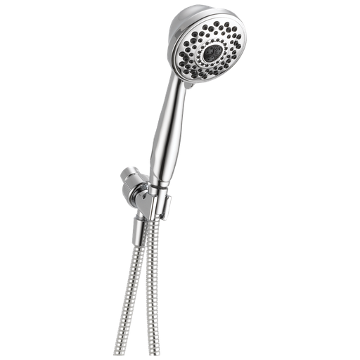 Delta Universal Showering Components: Premium 7-Setting Shower Mount Hand Shower - Chrome