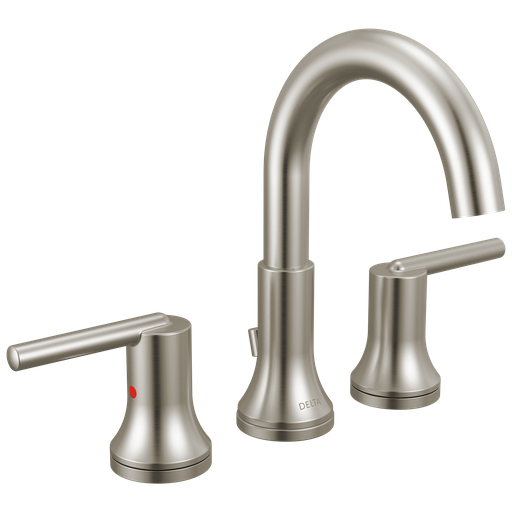Delta Trinsic®: Two Handle Widespread Bathroom Faucet - Two Handle Lever - Stainless