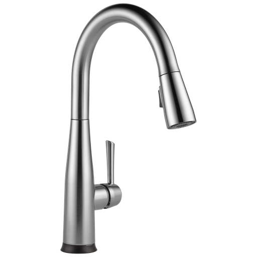 Delta Essa®: Single Handle Pull-Down Kitchen Faucet With Touch2O® Technology - Single Handle Lever - Arctic Stainless