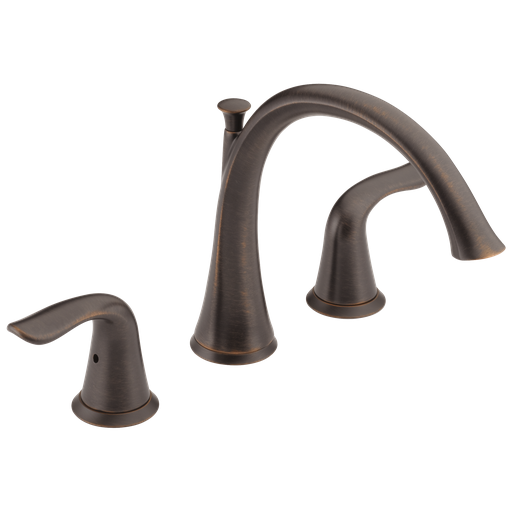 Delta Lahara®: Roman Tub Trim - Two Handle Lever - Venetian Bronze