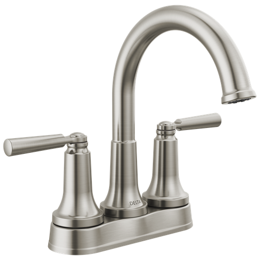 Delta Saylor™: Two Handle Centerset Bathroom Faucet - Two Handle Lever - Stainless