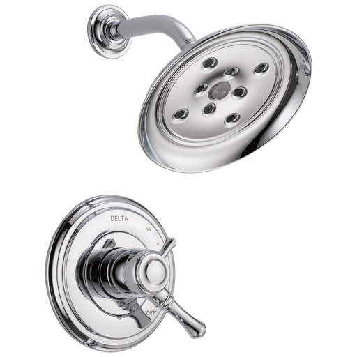 Delta Cassidy®: Monitor® 17 Series H2Okinetic® Shower Trim - Single Handle Lever - Chrome