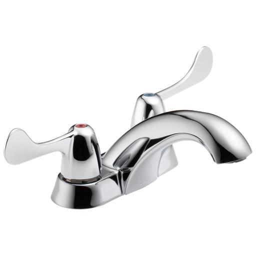 Commercial Hdf®: Commercial Centerset Blade (Less Grid Strainer) - Two Handle Lever - Chrome