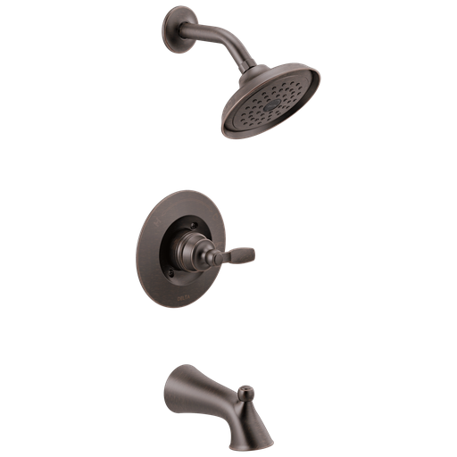 Delta Woodhurst™: Tub/Shower Trim - Single Handle Lever - Venetian Bronze
