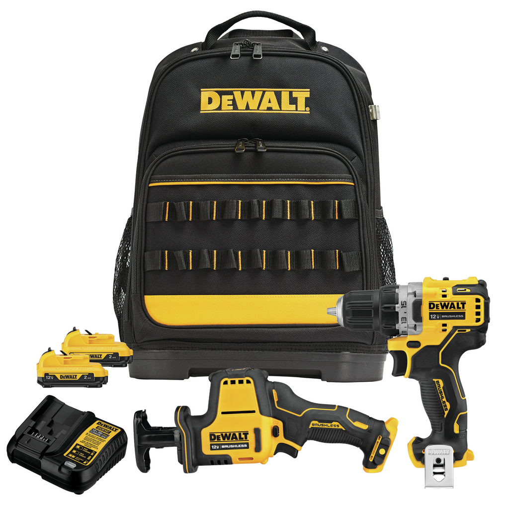 Product image for DEW DCKSS200F2 DEWALT 12V 2-KIT BACKPACK