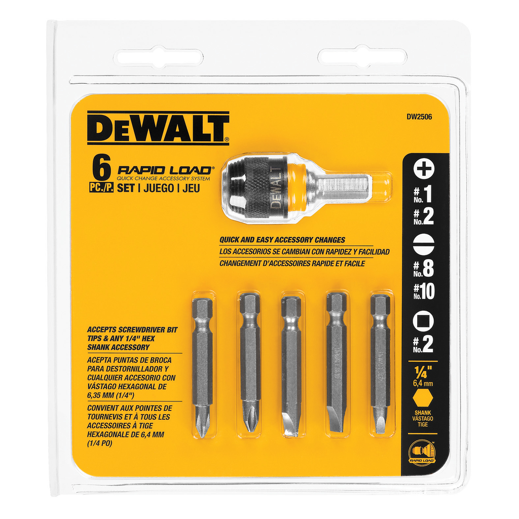 Product image for DIT DW2506CS 6 PC. RAPID LOAD SET