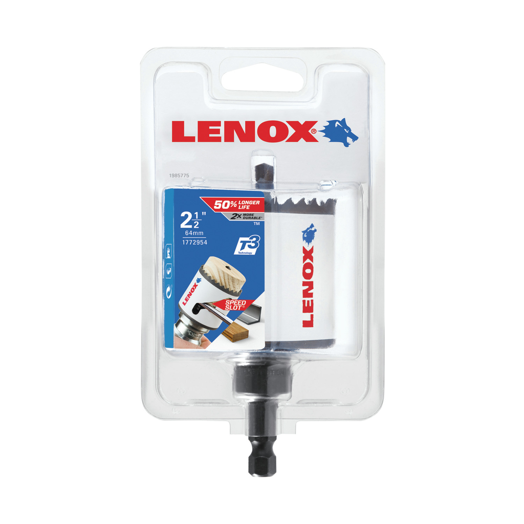 Product image for LEN 1772954 HOLESAW T3 ARBORED 40A